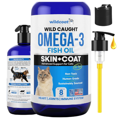 Wild Coat™ l Fish Oil for Cats