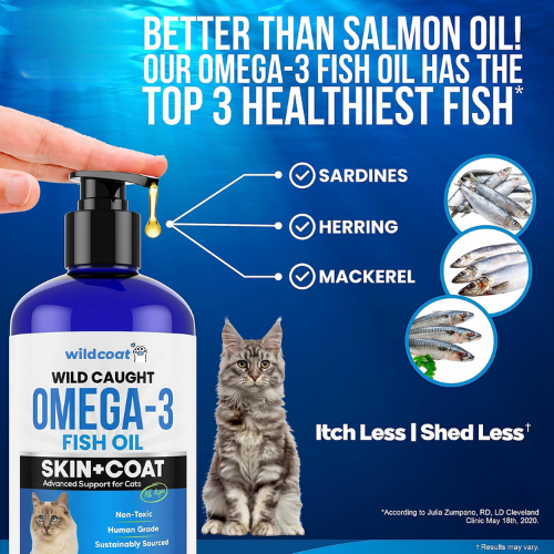 Wild Coat™ l Fish Oil for Cats