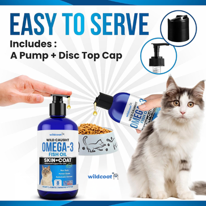 Wild Coat™ l Fish Oil for Cats