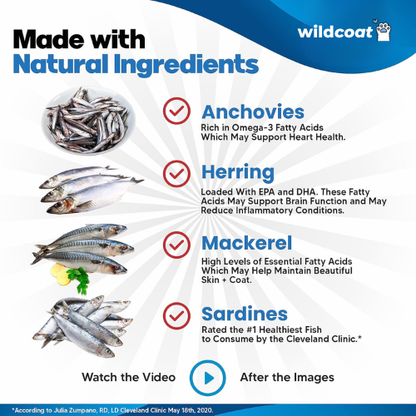 Wild Coat™ l Fish Oil for Cats